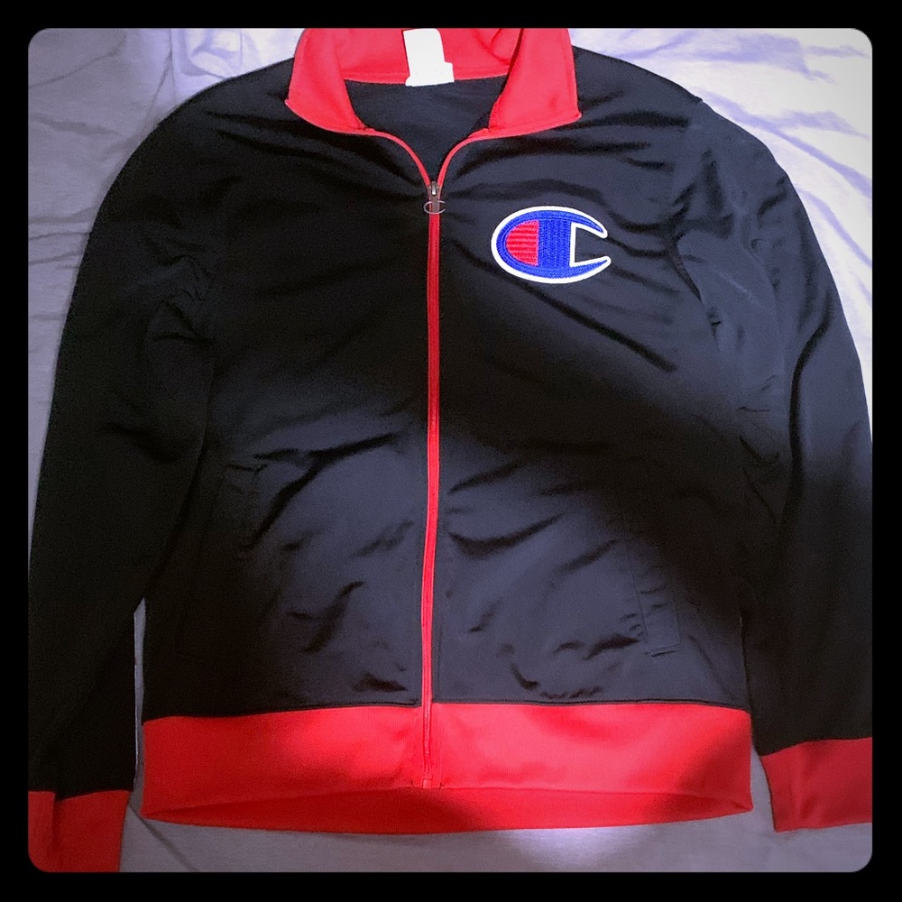 Champion jacket Side Tape track